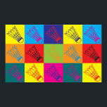 Badminton Pop Art Poster<br><div class="desc">Badminton Pop Art: Wenn Badminton Ihr Hobby,  Beruf oder Besessenheit ist,  zeigen Sie es mit großen Badminton T - Shirt,  Tasse,  Aufklebern und vielem mehr. Sie sind auch tolle Geschenke für andere Badminton Fans!</div>