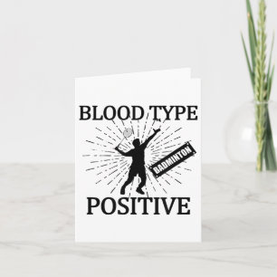 Badminton Positive Shuttle Court Game Sport Badmin Karte