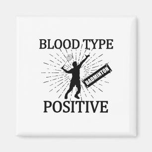 Badminton Positive Shuttle Court Game Sport Badmin Magnet