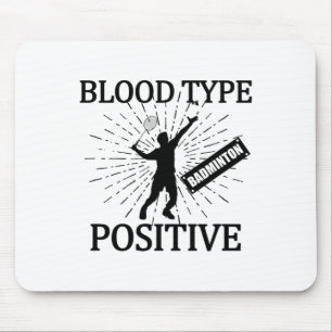 Badminton Positive Shuttle Court Game Sport Badmin Mousepad