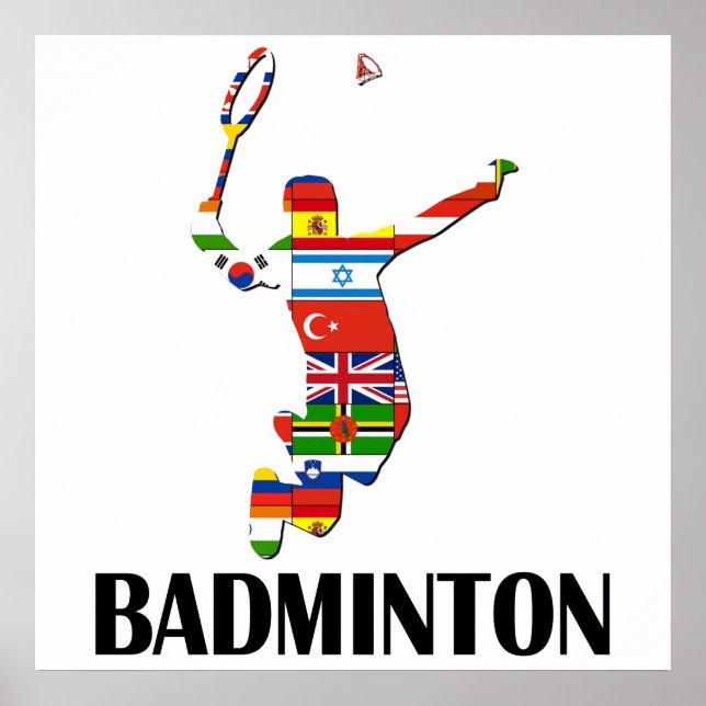 Badminton Poster (Vorne)