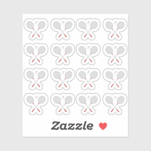 Badminton Racket Ball Sports Erinnerung Bujo Plann Aufkleber