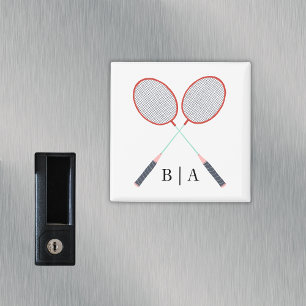 Badminton Rackets Custom Mit Monogramm Magnet