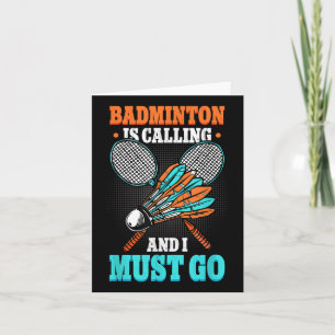 Badminton ruft und ich muss Shuttle-Bus nehmen Karte