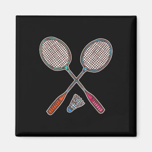 Badminton-Schläger und Federbälle Professional Bad Magnet