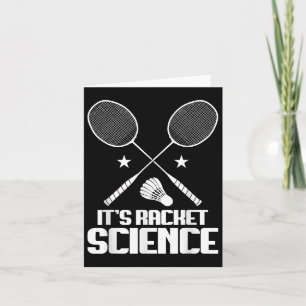 Badminton-Schläger Wissenschaft Shuttle Spieler Ba Karte