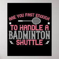 Badminton - Schnell genug, um einen Shuttleservice
