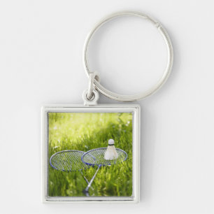 Badminton-Set zum Gehen Schlüsselanhänger