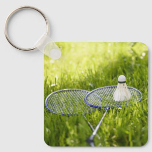 Badminton-Set zum Gehen Schlüsselanhänger