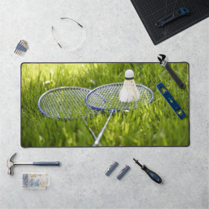 Badminton-Set zum Gehen Schreibtischunterlage