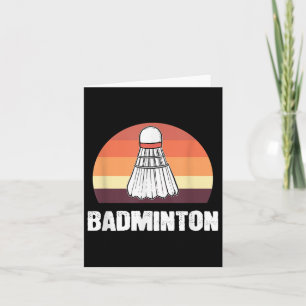 Badminton Shuttle Badminton Player Karte