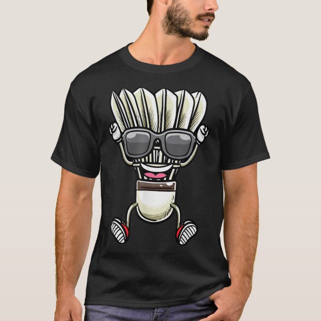 Badminton Shuttle Dancing  T-Shirt (Vorderseite)