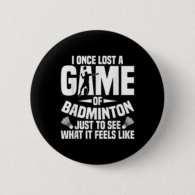 Badminton Shuttle einmal verloren Shuttle Player B Button (Vorderseite)