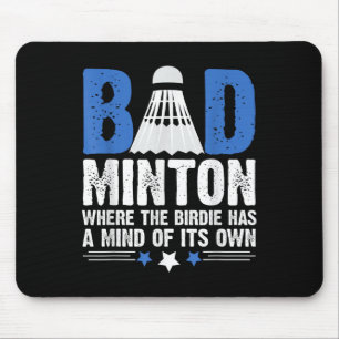 Badminton-Shuttle-Enthusiast Sports-Schläger-Train Mousepad