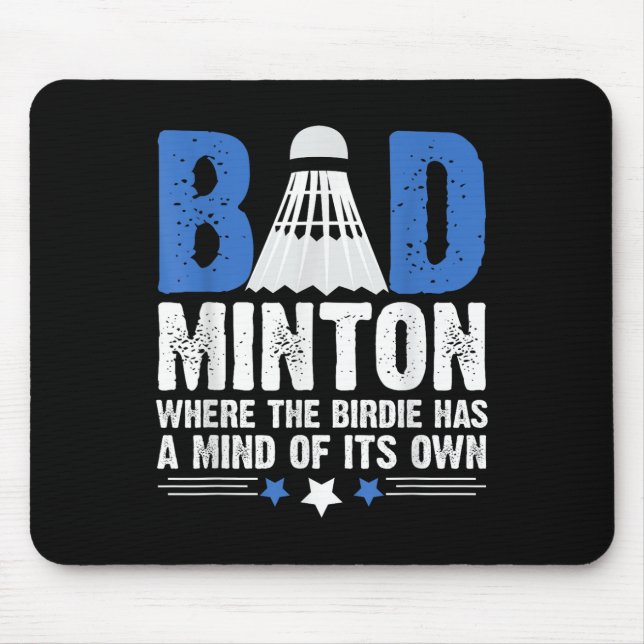 Badminton-Shuttle-Enthusiast Sports-Schläger-Train Mousepad (Vorne)