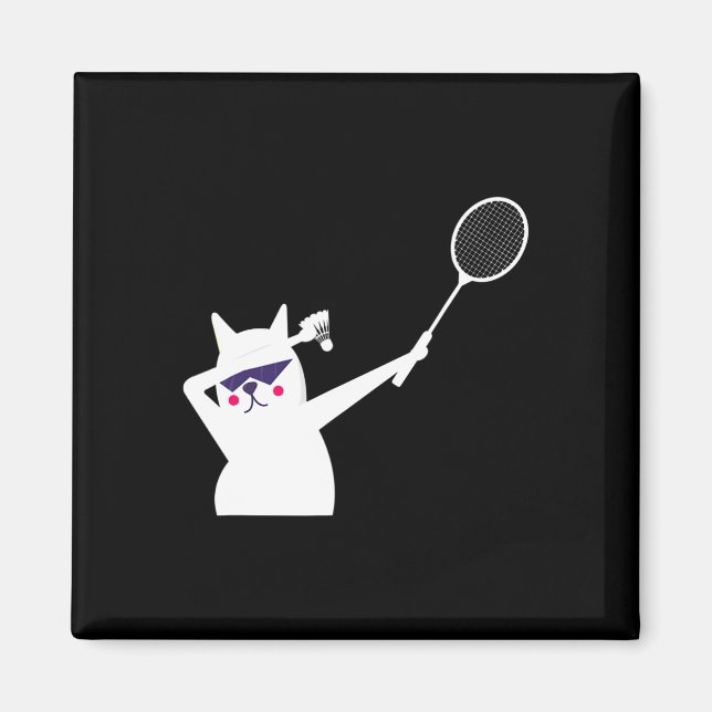 Badminton Shuttle für Männer Frauen Kinder Magnet (Vorne)