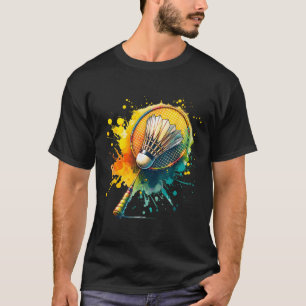 Badminton Shuttle Graphic T-Shirt