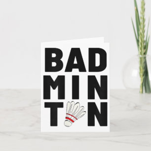 Badminton Shuttle Karte