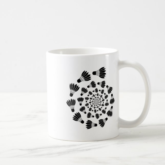 Badminton Shuttle Liebe Team Player Coach Kaffeetasse (Rechts)