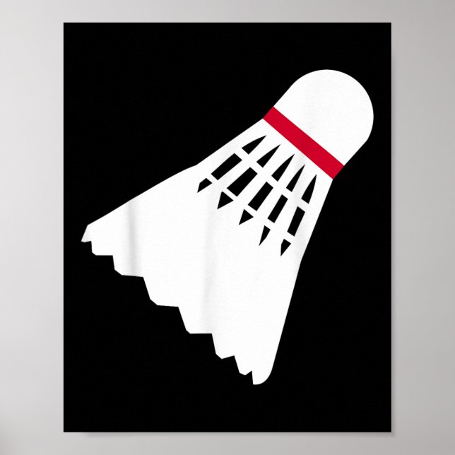 Badminton Shuttle Poster (Vorne)