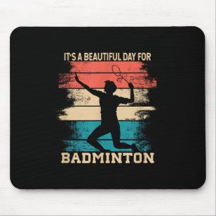 Badminton-Shuttle-Racket Badminton-Spieler Mousepad