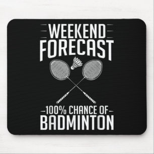 Badminton Shuttle Racket Birdie Player Mousepad