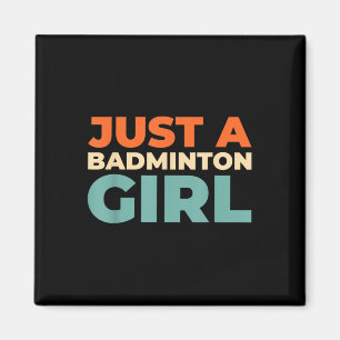 Badminton Shuttle - Racket Player nur ein Badminto Magnet