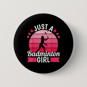 Badminton Shuttle Racket - Racquet Just A Badminto Button