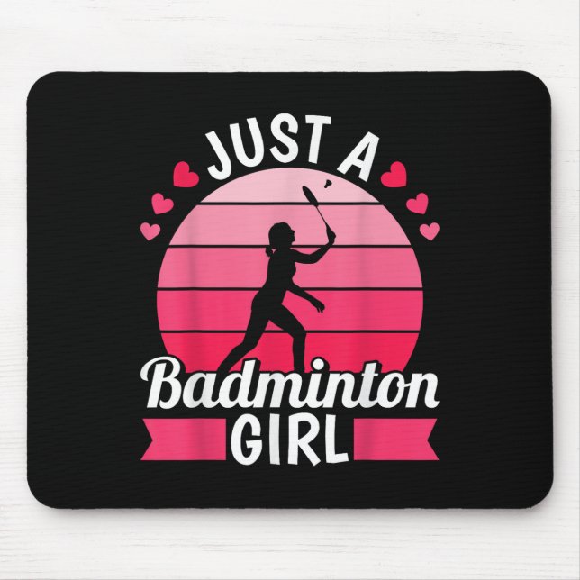 Badminton Shuttle Racket - Racquet Just A Badminto Mousepad (Vorne)