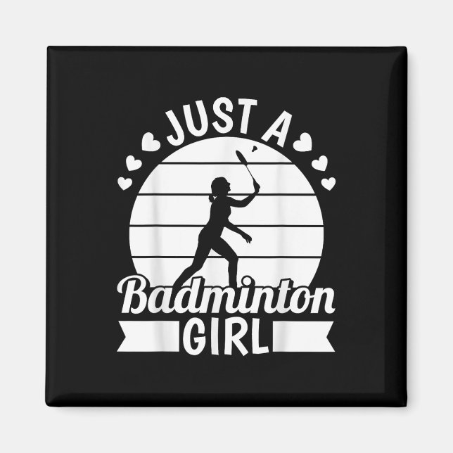 Badminton Shuttle Racket Racquet - Nur ein Badmint Magnet (Vorne)