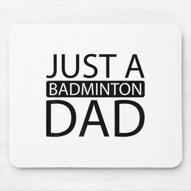 Badminton-Shuttle-Racket-Schläger - Nur ein Badmin Mousepad (Vorne)