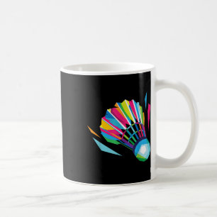 Badminton Shuttle Racquet Sport Badminton Pop Art  Kaffeetasse
