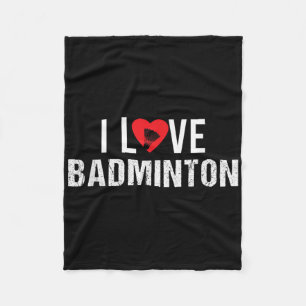 Badminton Shuttle-Redewendungen Fleecedecke