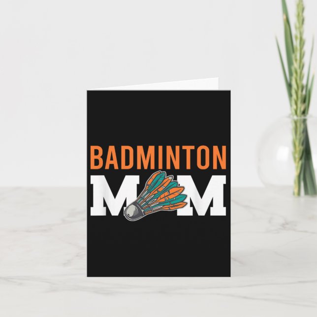 Badminton Shuttle-Redewendungen Karte (Vorderseite)