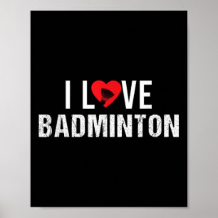 Badminton Shuttle-Redewendungen Poster