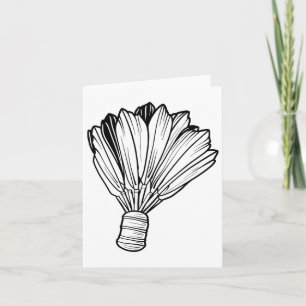 Badminton Shuttle Sketch Indoor Sports Karte