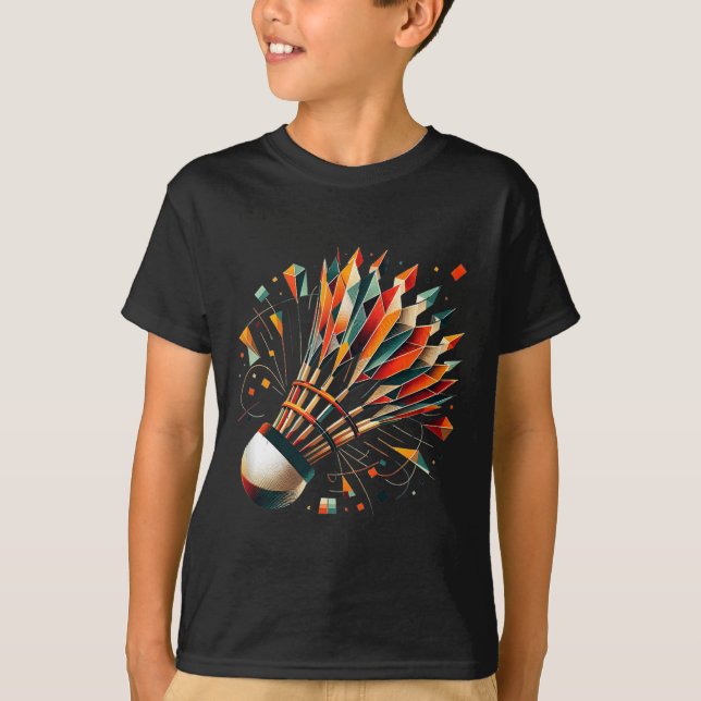 Badminton Shuttle T-Shirt (Vorderseite)