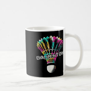 Badminton Shuttle - Vintag farbenfroh Badminton Lo Kaffeetasse