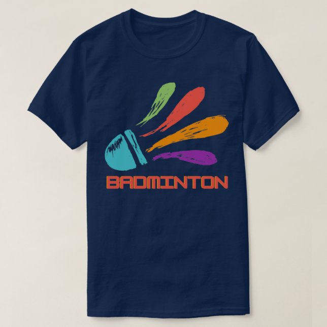Badminton Shuttlecock 12 T-Shirt (Design vorne)