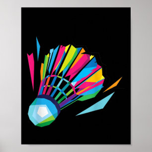 Badminton Shuttlecock Badminton  Poster