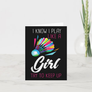 Badminton Shuttlecock Badminton Spieler Ball Sport Karte