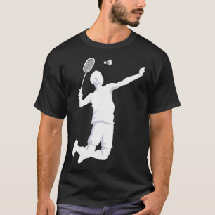 Badminton Shuttlecock Baskenball Badminton Cloud T-Shirt