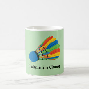 Badminton Shuttlecock Design Coffee Tasse