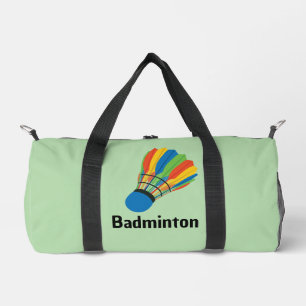 Badminton Shuttlecock Design Duffel Bag Duffle Bag
