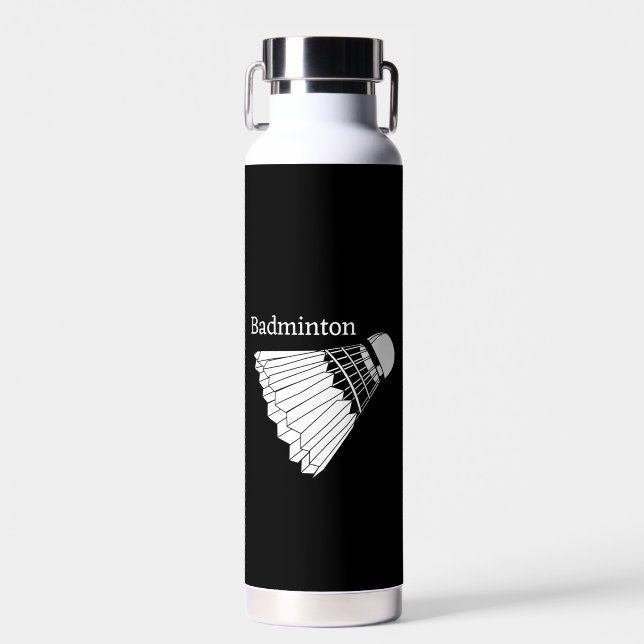 Badminton Shuttlecock Design Trinkflasche (Vorne)