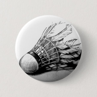 Badminton shuttlecock Knopf-Button Button