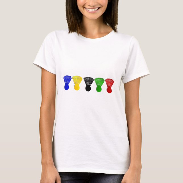 Badminton shuttlecock Sport T-Shirt (Vorderseite)