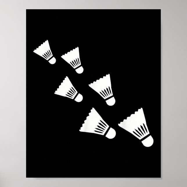 Badminton Shuttles Poster (Vorne)