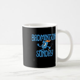 Badminton-Sonntag-Schläger-Shuttle-Spiel  Kaffeetasse