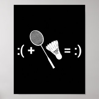 Badminton Spiel Federball Sport Badminton  Poster